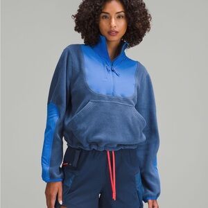 Lululemon fleece + ripstop pullover